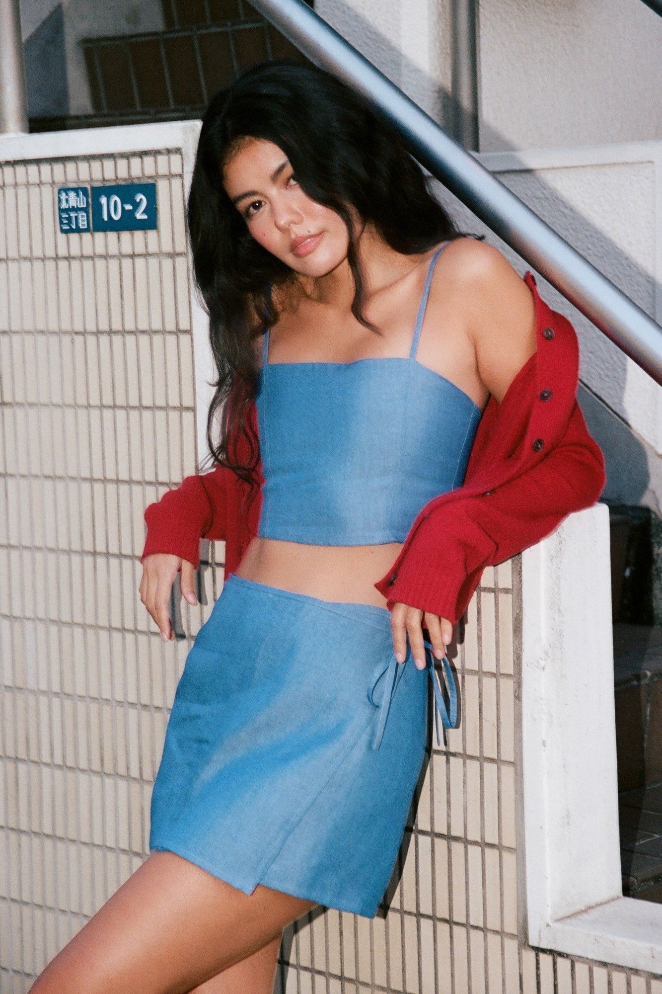 Wrap Mini Skirt