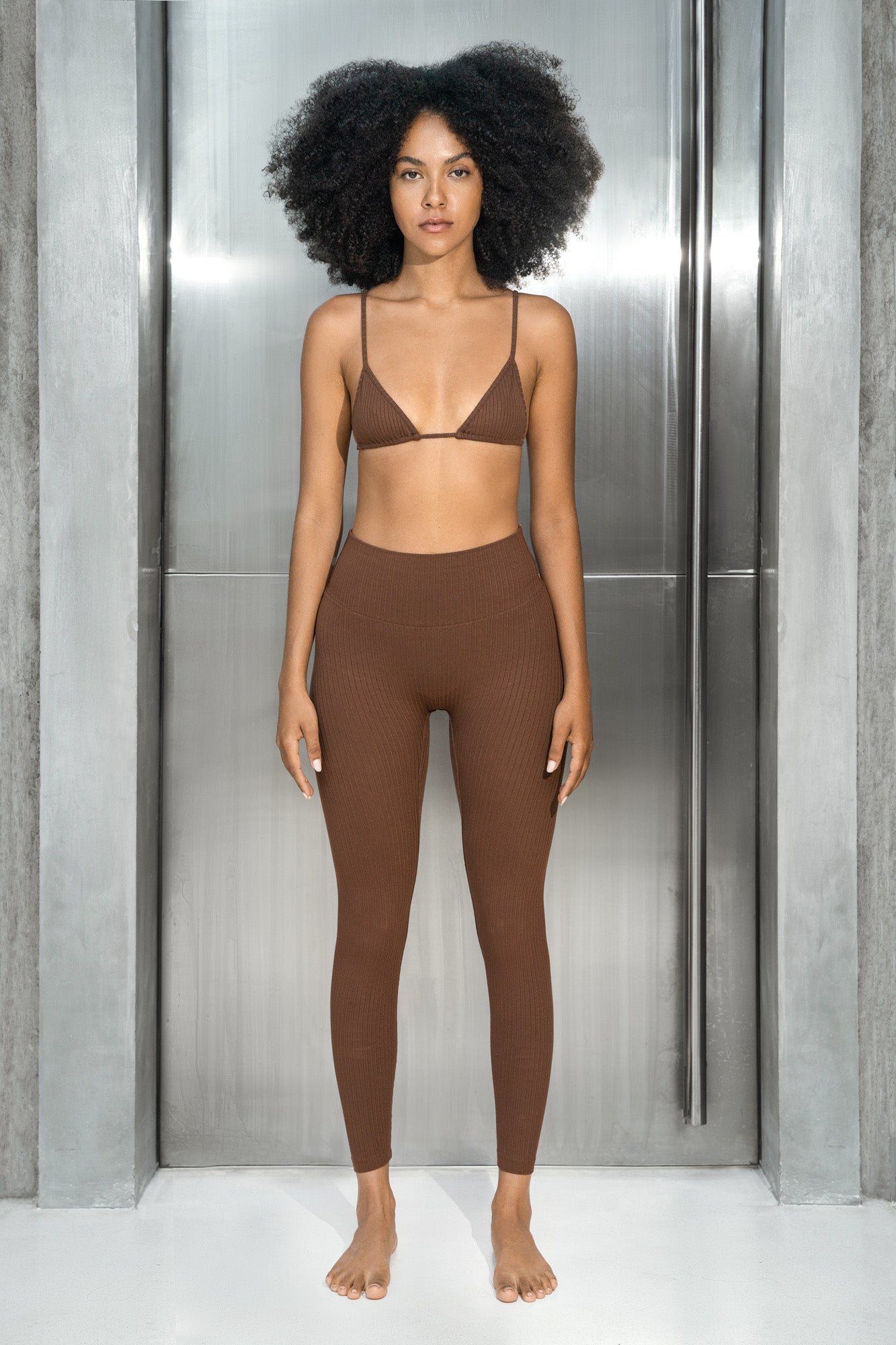 Rib Seamless Leggings