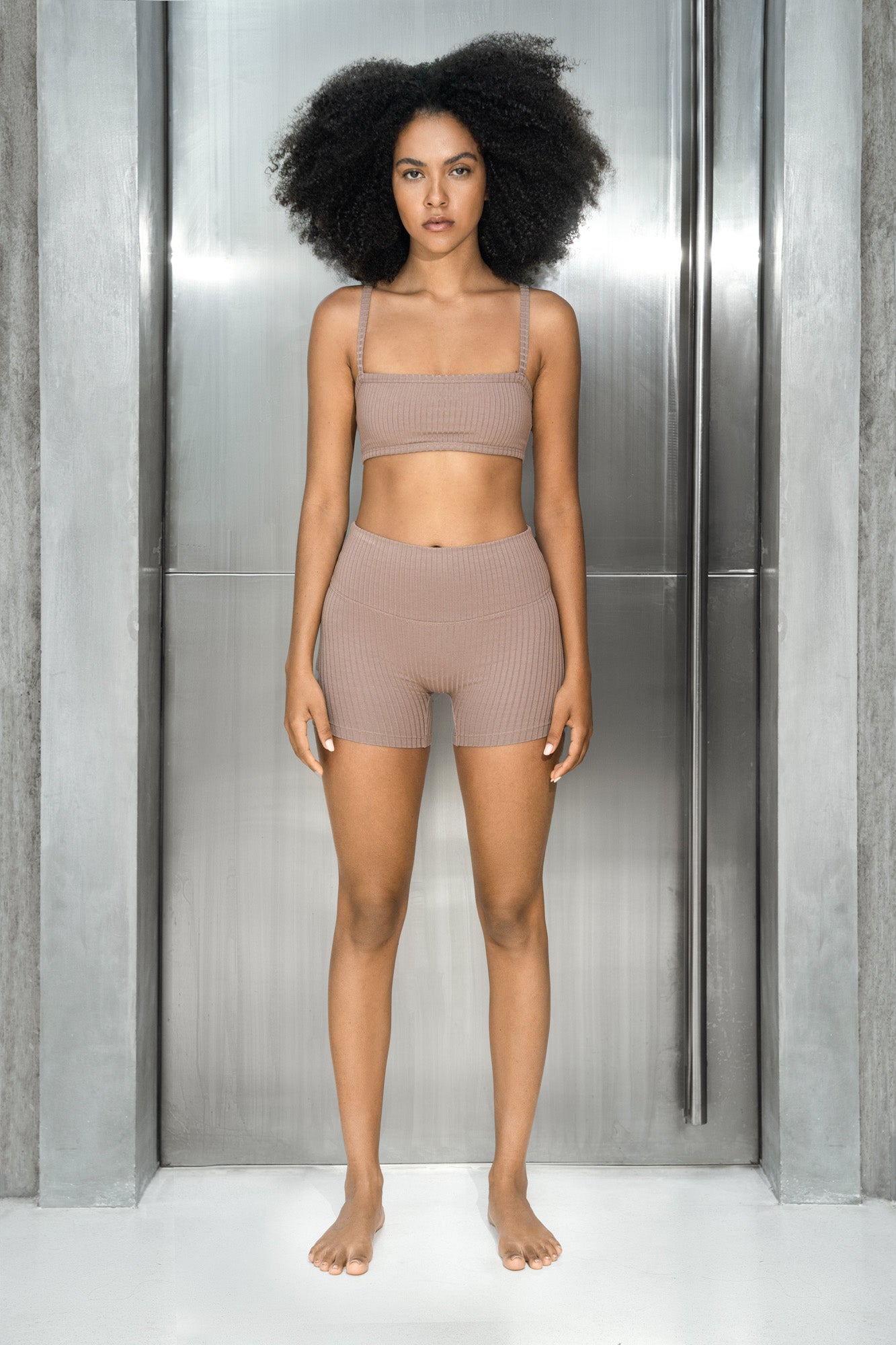 Rib 4" Seamless Shorts