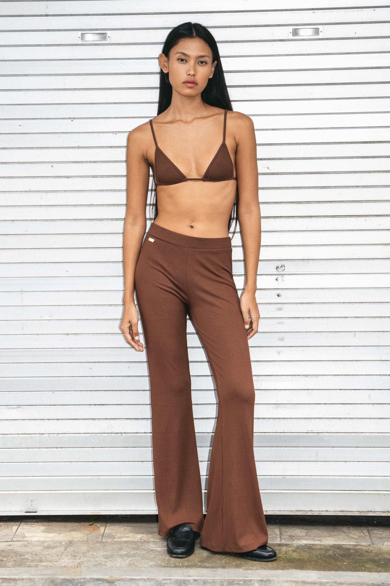 Rib Triangle Bra
