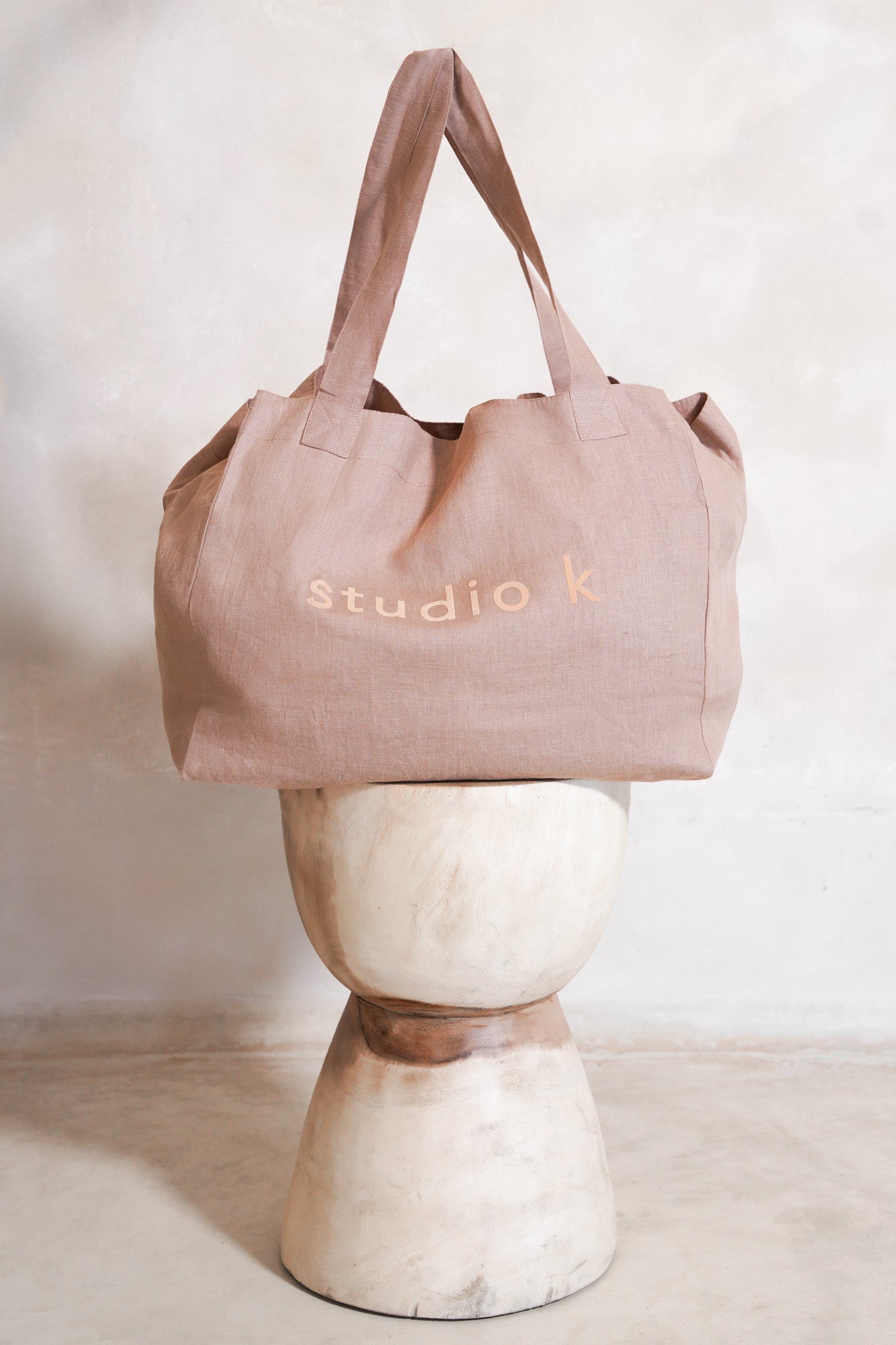 Linen Oversized Tote Bag