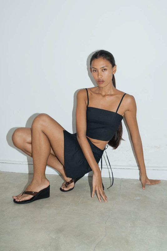Zip Crop Top