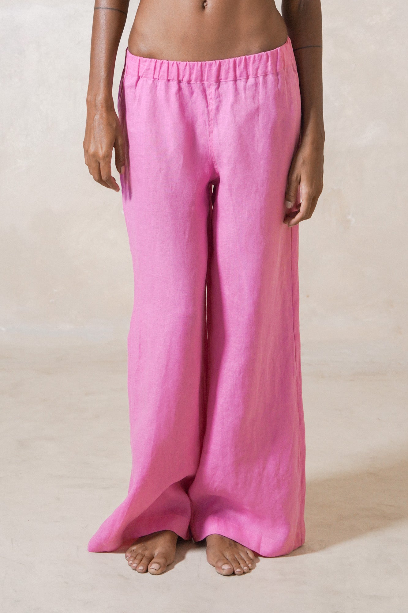 Linen Baggy Trousers