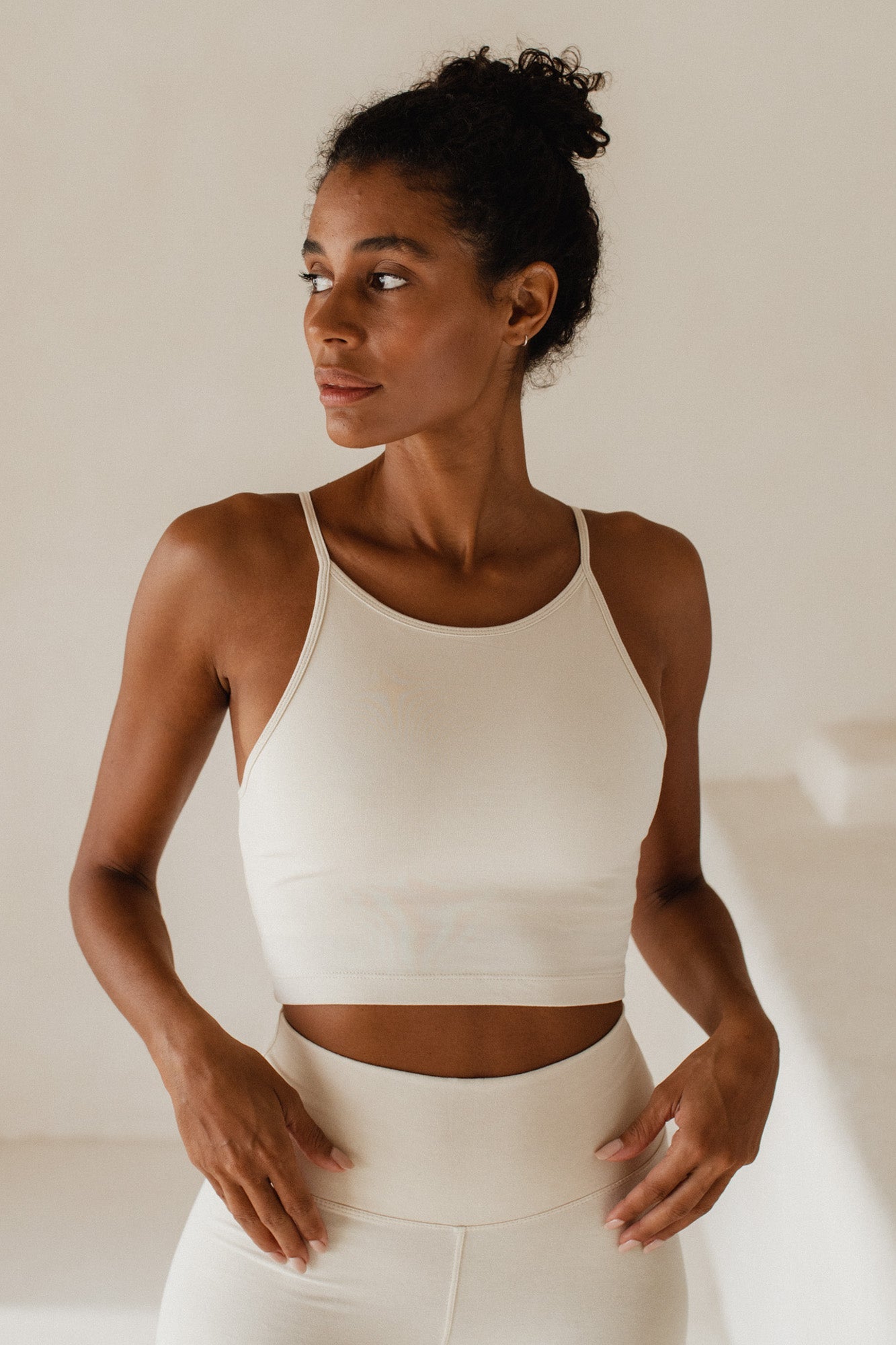 Ester Bamboo Built-in Bra Crop Top